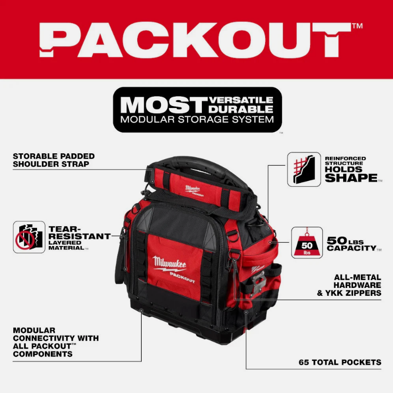 48-22-8316 Packout 15" Structured Tool Bag